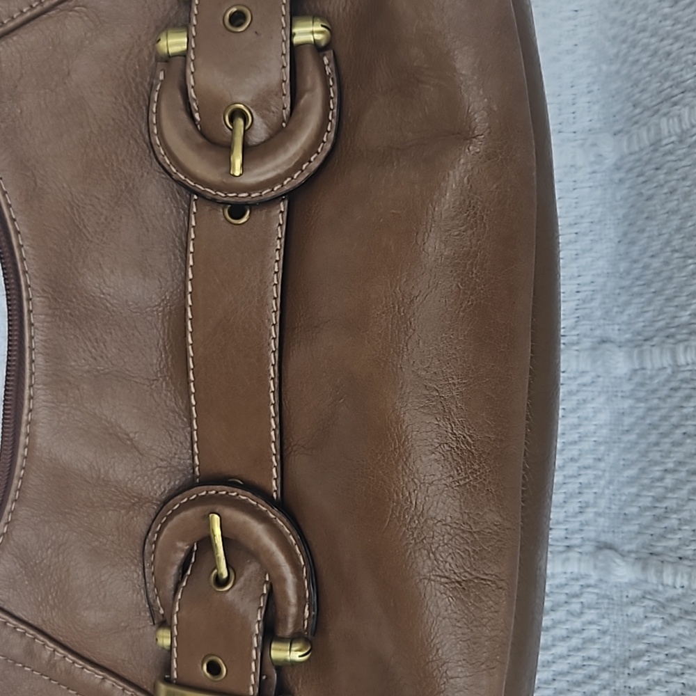 Wilson's brown leather bag - Picture 2 of 7
